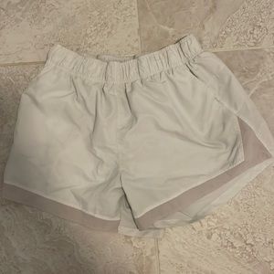 White running shorts